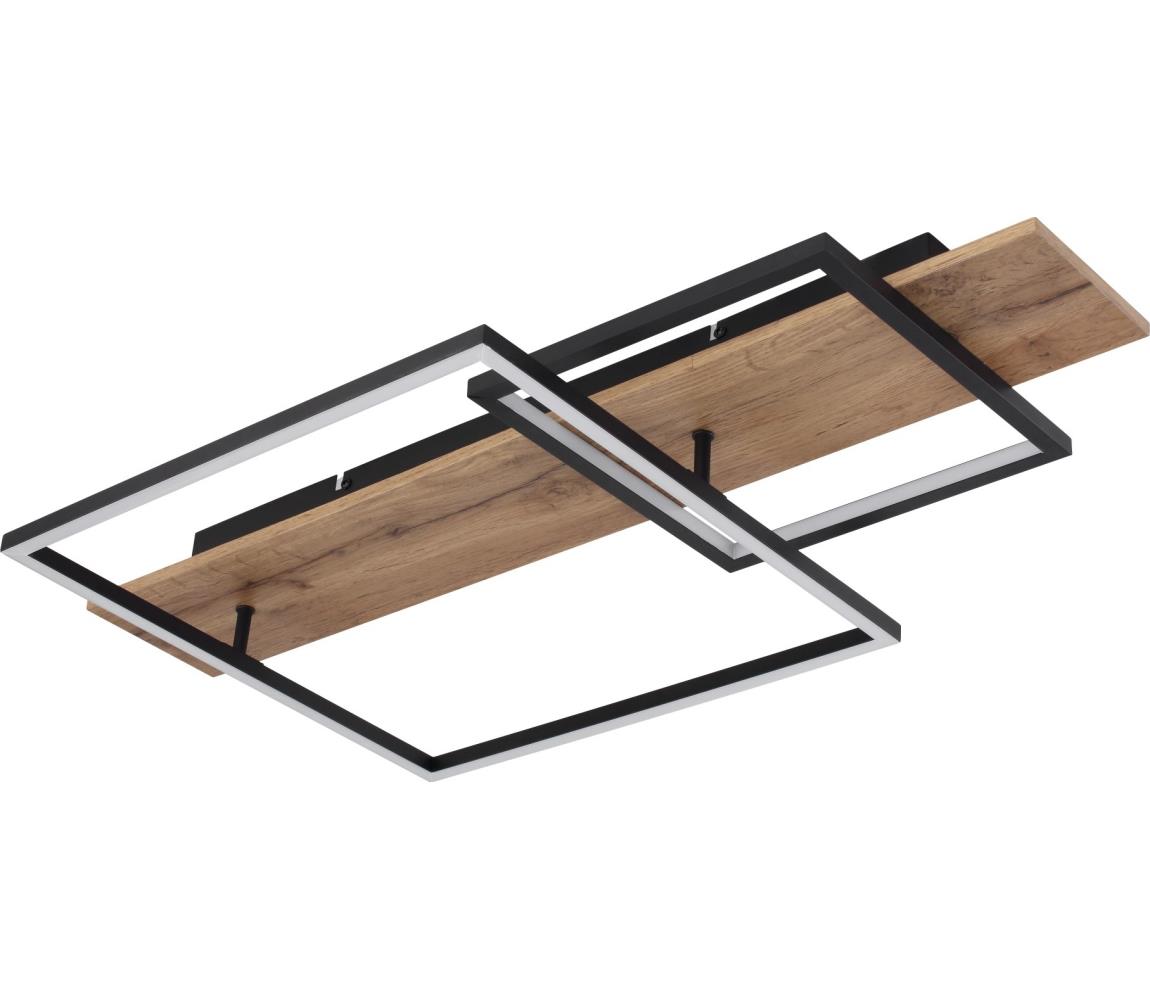 Globo 67289D1 - Oprawa sufitowa LED VANNI LED/24W/230V brązowo-czarna