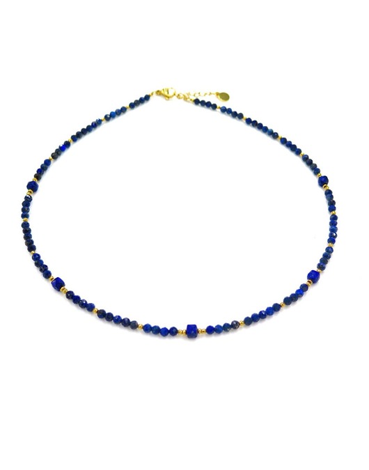 Niebieski Naszyjnik Lapis Lazuli & Hematyt NUSA BLUE