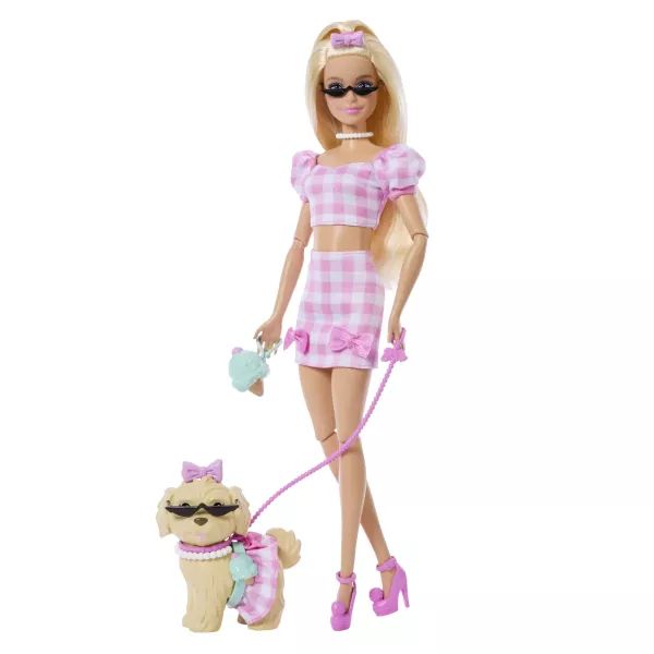 Barbie: Modowy duet z pupilem - Różowy