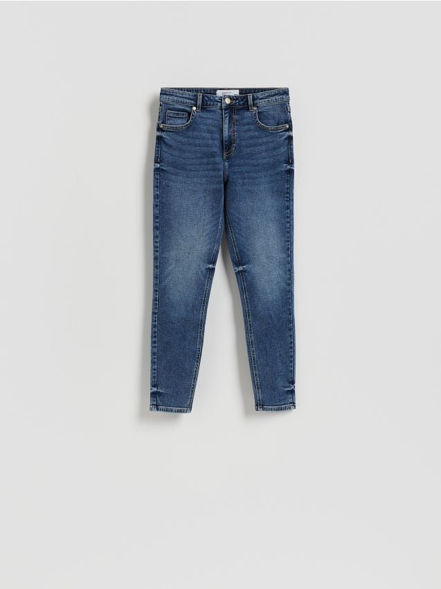 Reserved - Jeans slim fit mid rise - niebieski