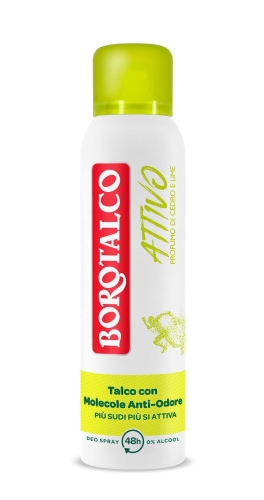 Borotalco Attivo Profumo di Cedro Lime - dezodorant w sprayu (150 ml)