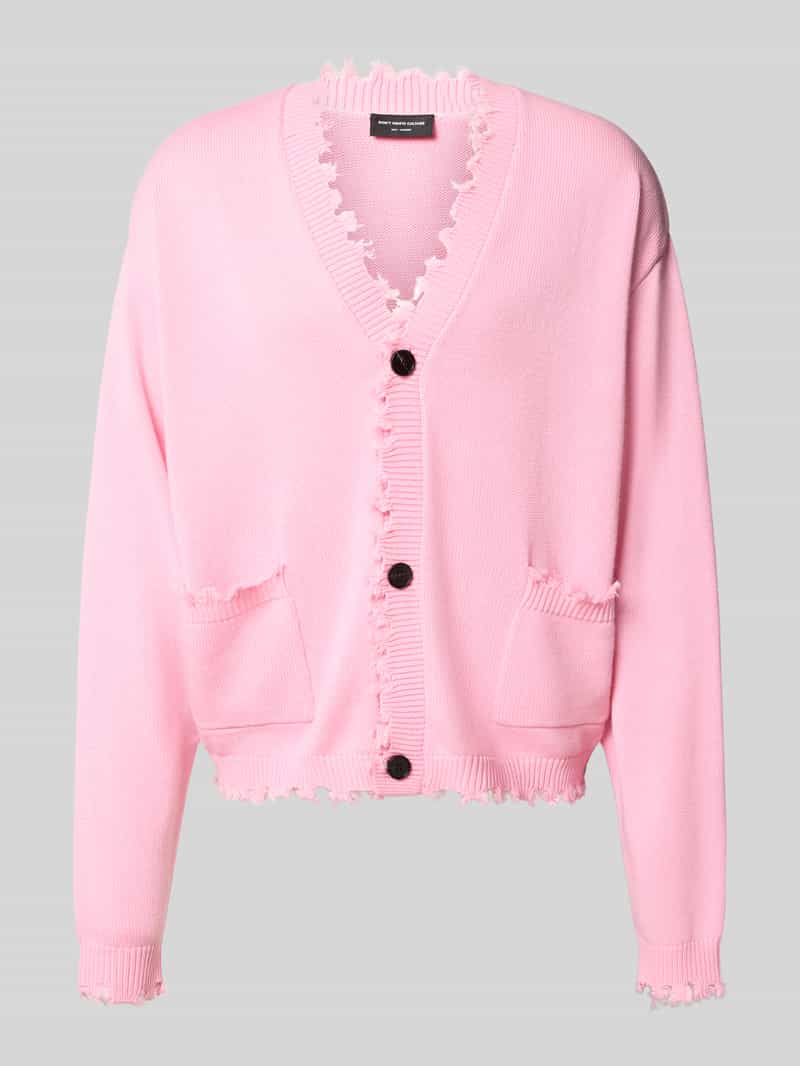 Kurtka z dzianiny z listwą guzikową