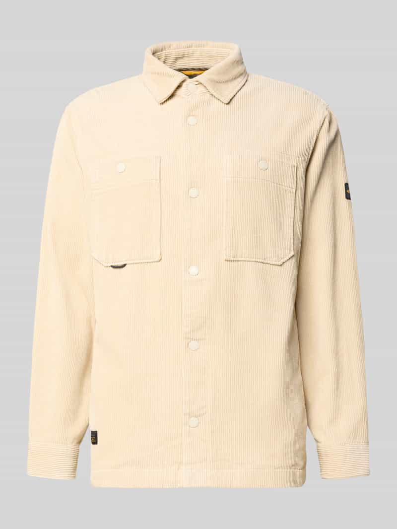 Koszula casualowa o kroju regular fit z imitacji sztruksu