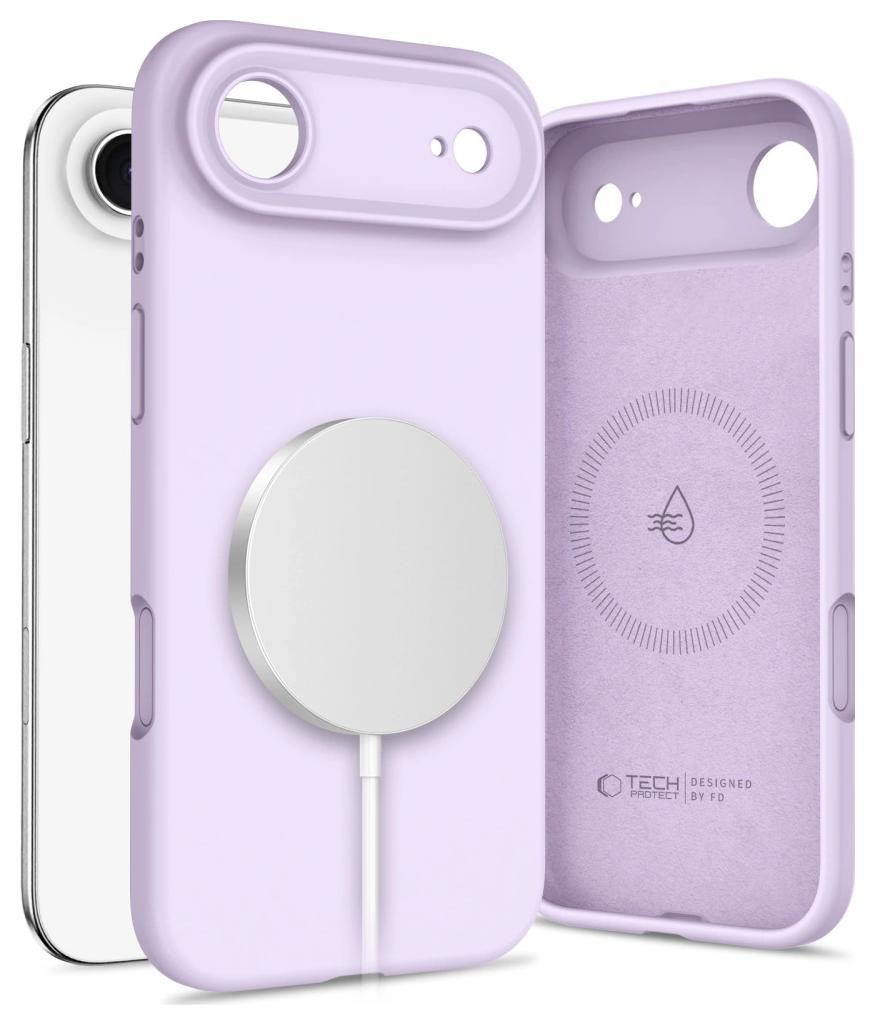 Tech-Protect Silicone Magsafe iPhone 17 Air mauve