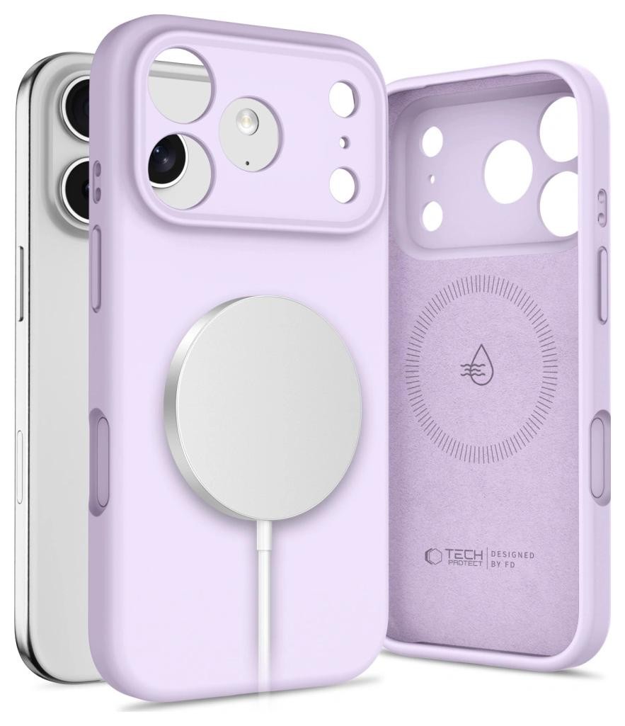Tech-Protect Silicone MagsafeiPhone 17 Pro Max mauve