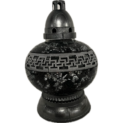 Znicz szklany witraż kulka decor 26 cm mix kolorów Ilumini