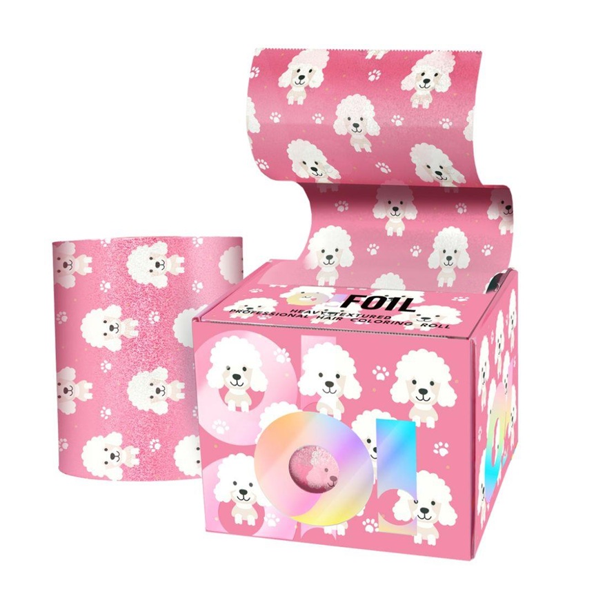 O! Tools, ryflowana folia w rolce do koloryzacji włosów, Poodle Puff, 100m