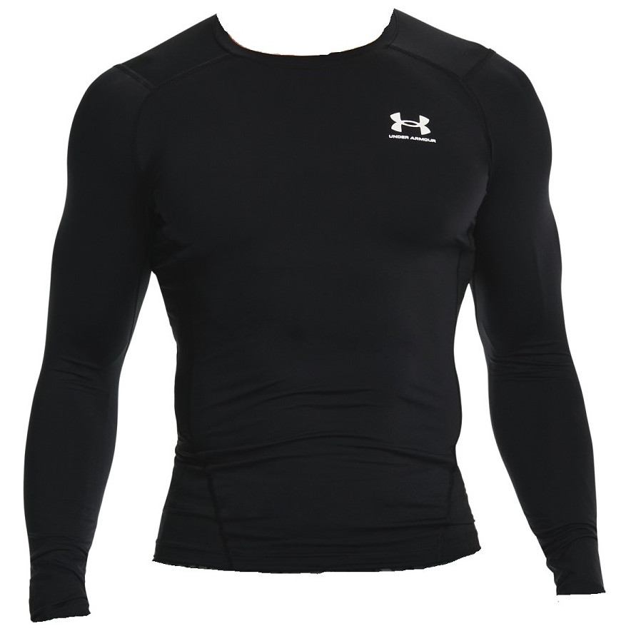 Męska koszulka Under Armour HG Armour Comp LS Rozmiar: S / Kolor: czarny