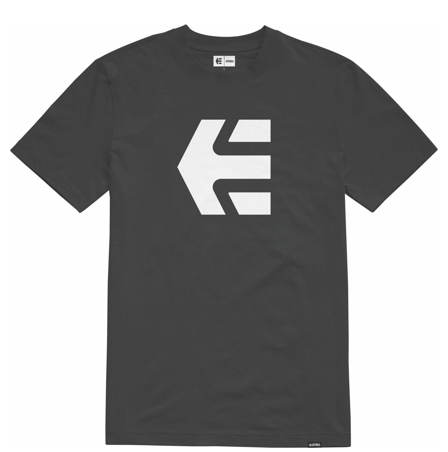 t-shirt ETNIES ICON TEE Black/White