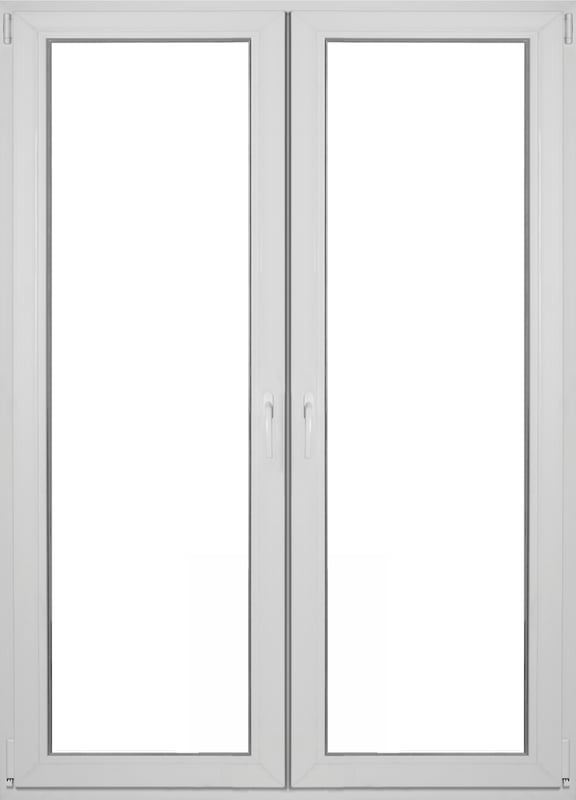 Okno fasadowe PCV 3-szybowe fasadowe MD85 O33S białe 1165x1435 mm rozwierno-uchylne otwierane do wewnątrz lewe