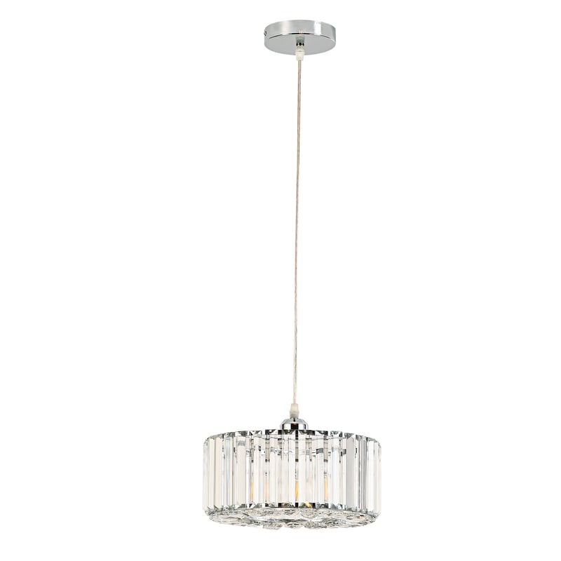 Lampa wisząca Vetro 1xE27 15W Chrom LIGHT PRESTIGE