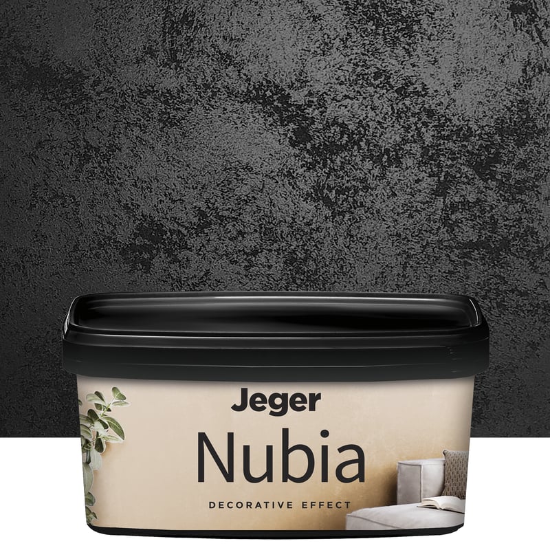 Jeger Farba dekoracyjna Nubia Black 1 l