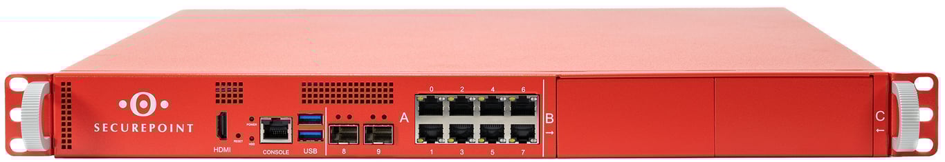 Securepoint RC400RR G6 firewall (hardware) 1U 49 Gbit/s