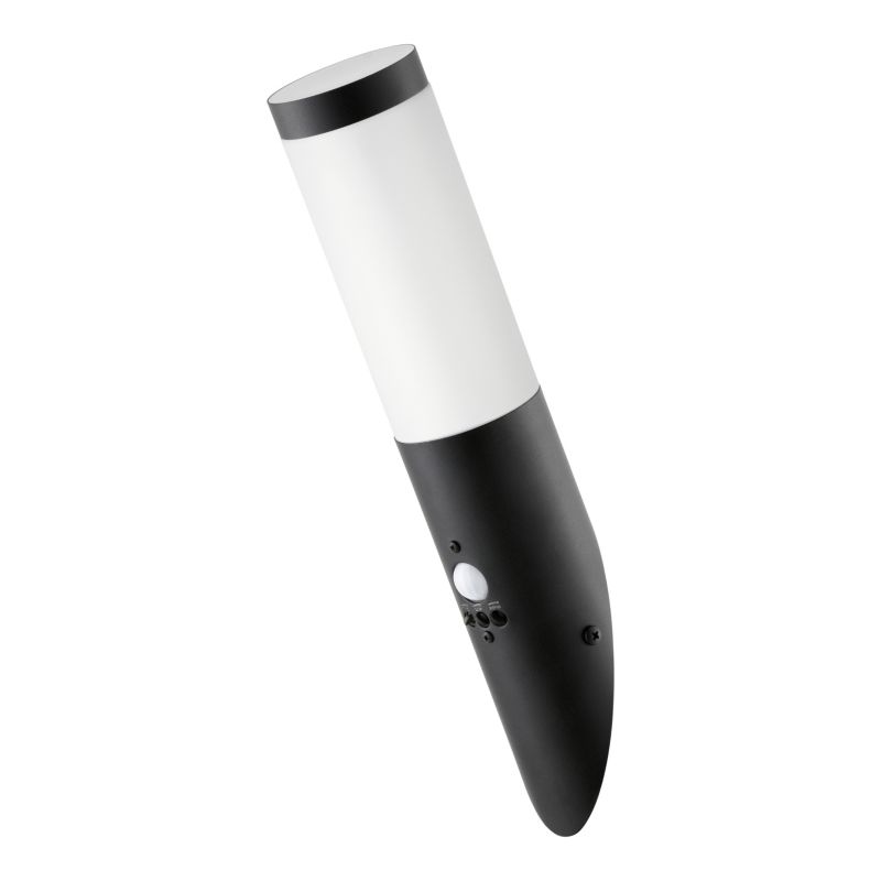 Elstead Lighting Kinkiet Hollis 1 x 15 W E27 z czujnikiem ruchu czarny