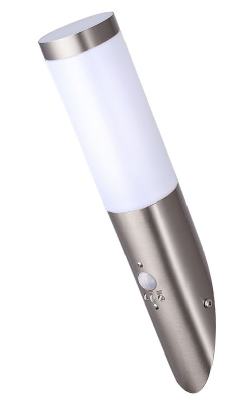 Elstead Lighting Kinkiet ogrodowy Hollis 1 z czujnikiem ruchu 1 x 15 W E27 stalowy