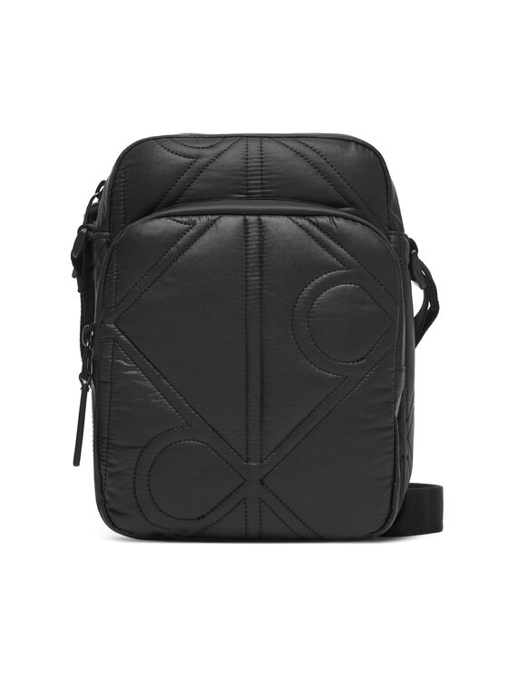 Calvin Klein Saszetka nerka Puffer Reporter LV04D3164G Czarny