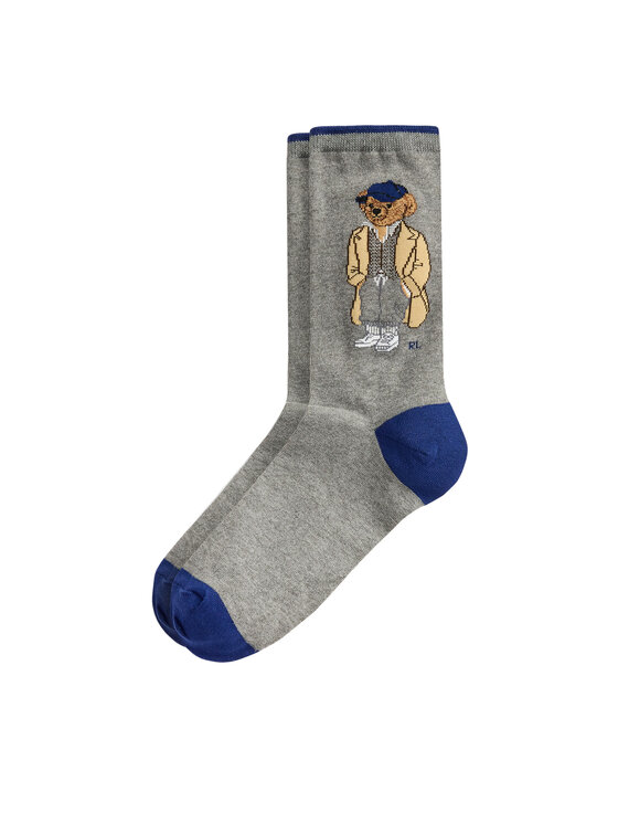 Polo Ralph Lauren Skarpety Wysokie Męskie 455982931001 Szary