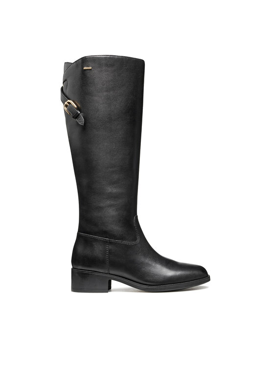 Geox Oficerki D Camexia Np Abx D566WB 00043 C9999 Czarny