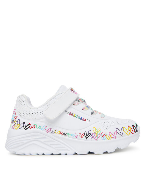 Skechers Sneakersy Uno Lite 314091L WMLT Biały