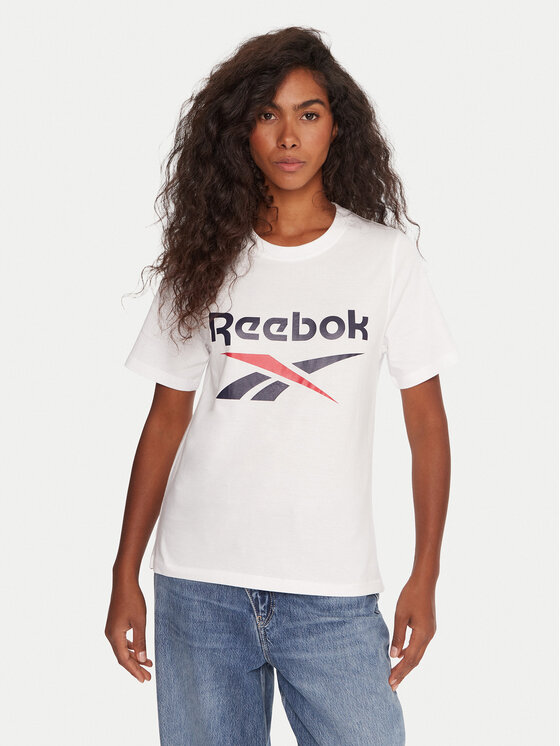 Reebok T-Shirt RK25173CCW Biały Regular Fit