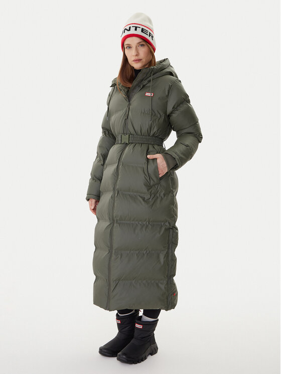 Hunter Płaszcz zimowy Hutchison HARW0001252 Zielony Regular Fit