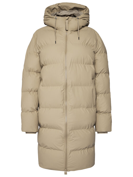 Rains Płaszcz zimowy Unisex 15130 Beżowy Regular Fit