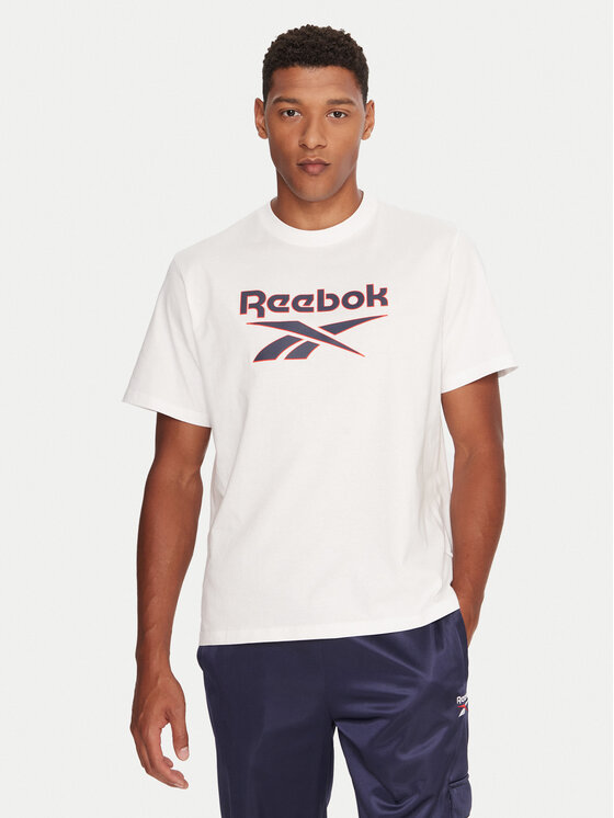 Reebok T-Shirt RK25157CCM Biały Regular Fit