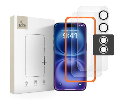 Tech-Protect Easy Set+ 3-Pack do Iphone 17 Clear