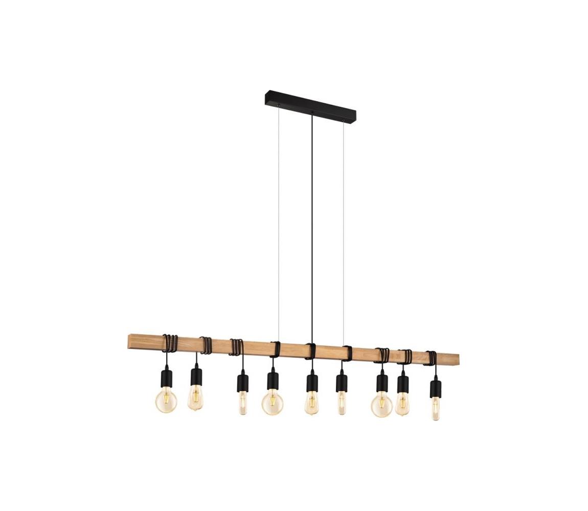 Eglo 182429 - Lampa wisząca na linkach TOWNSHEND 9xE27/60W/230V