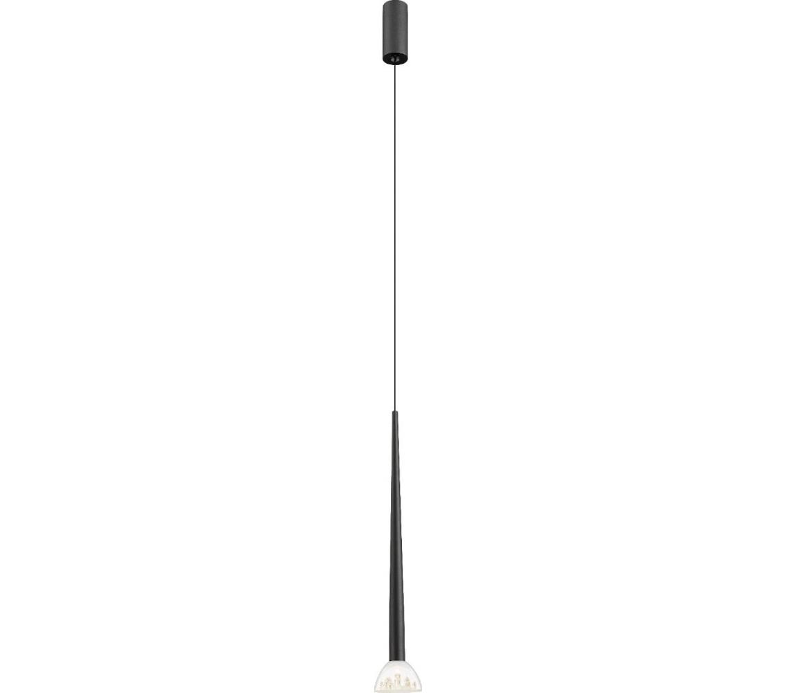 Zuma Line P0603-01A-P7B1 - Lampa wisząca LED na przewodzie BOSTON LED/5W/230V czarna