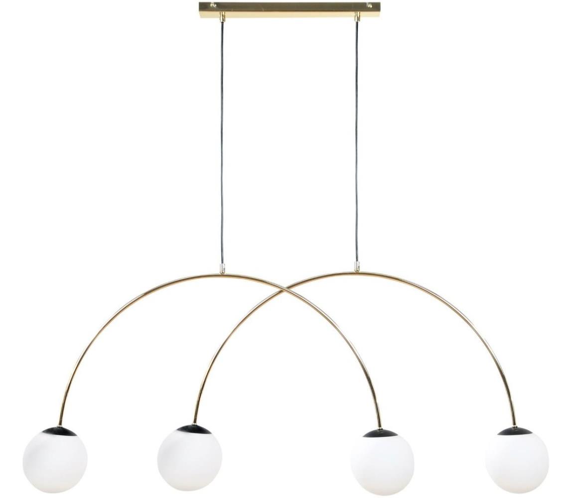 Zuma Line 1219 - Lampa wisząca na linkach BOW 4xE14/10W/230V złota