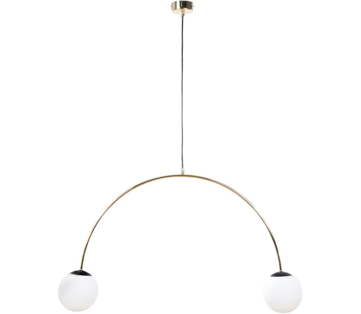 Zuma Line 1221 - Lampa wisząca na lince BOW 2xE14/10W/230V złota