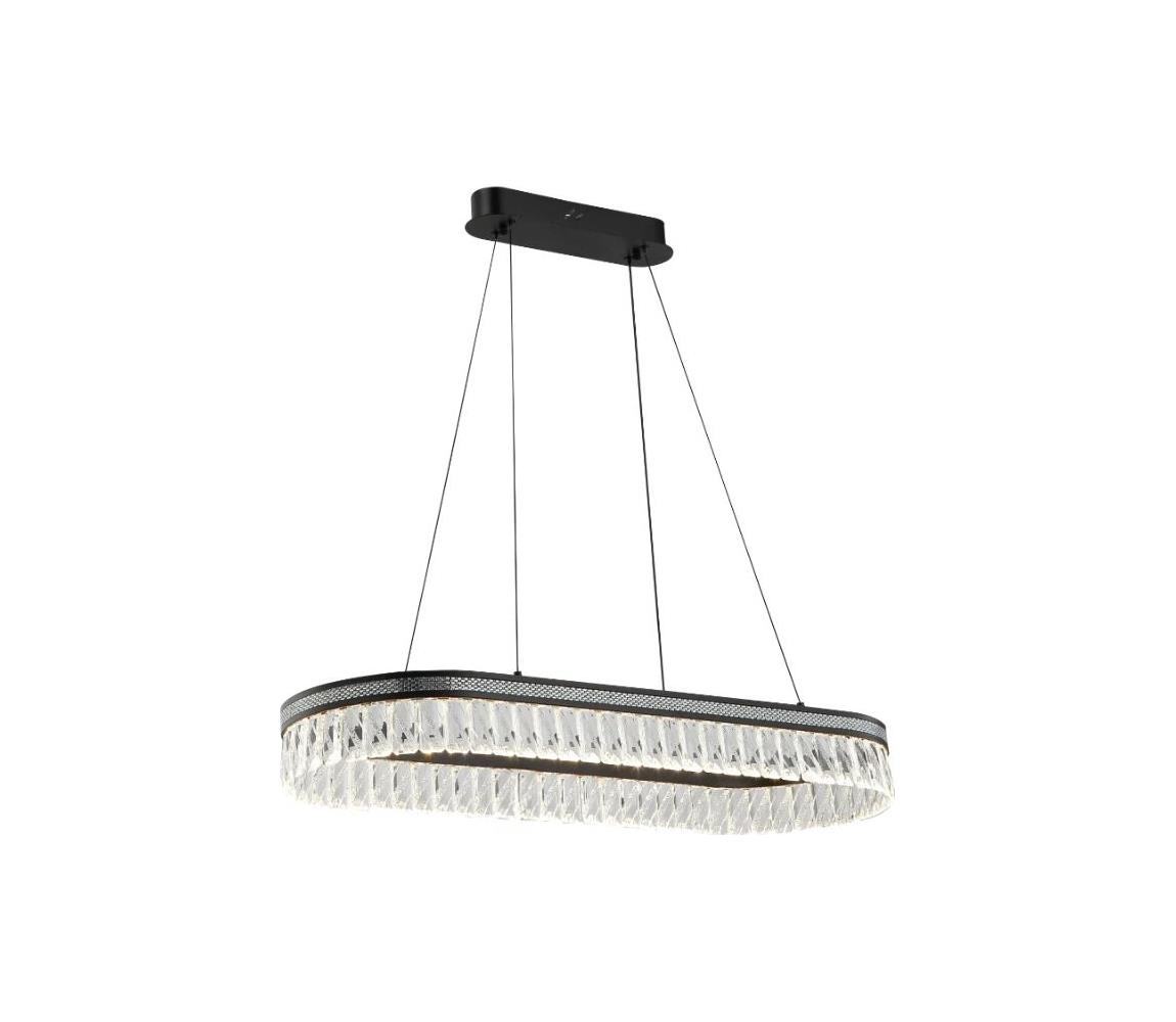 LED ściemnialny kryształowy żyrandol na lince THALIA LED/50W/230V 3000-6000K + PILOT