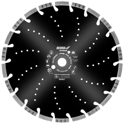 DEDRA Tarcza do cięcia H1183A 350 mm