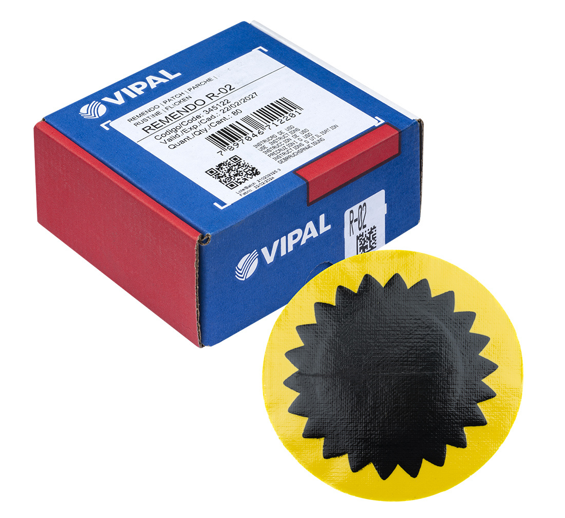 Łatka do dętek VIPAL R02 50mm 80szt 02-05-02