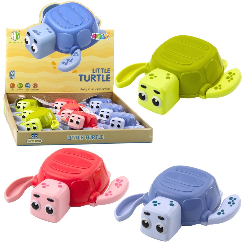 Nakręcany Żółw Pływający Zabawka Do Kąpieli Mix Kolor LEAN TOYS