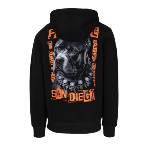 Pit Bull Bluza Z Kapturem Hooded Męska Blacky