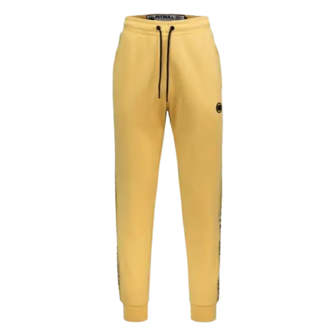 Pit Bull Spodnie Dresowe Tape Logo Pale Yellow