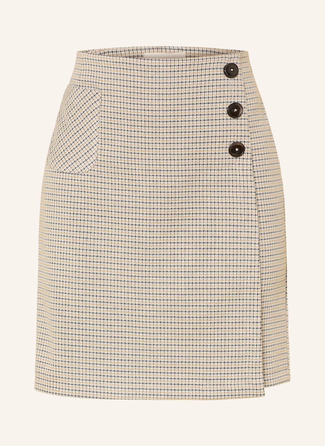 Cartoon Spódnica W Stylu Kopertowym beige