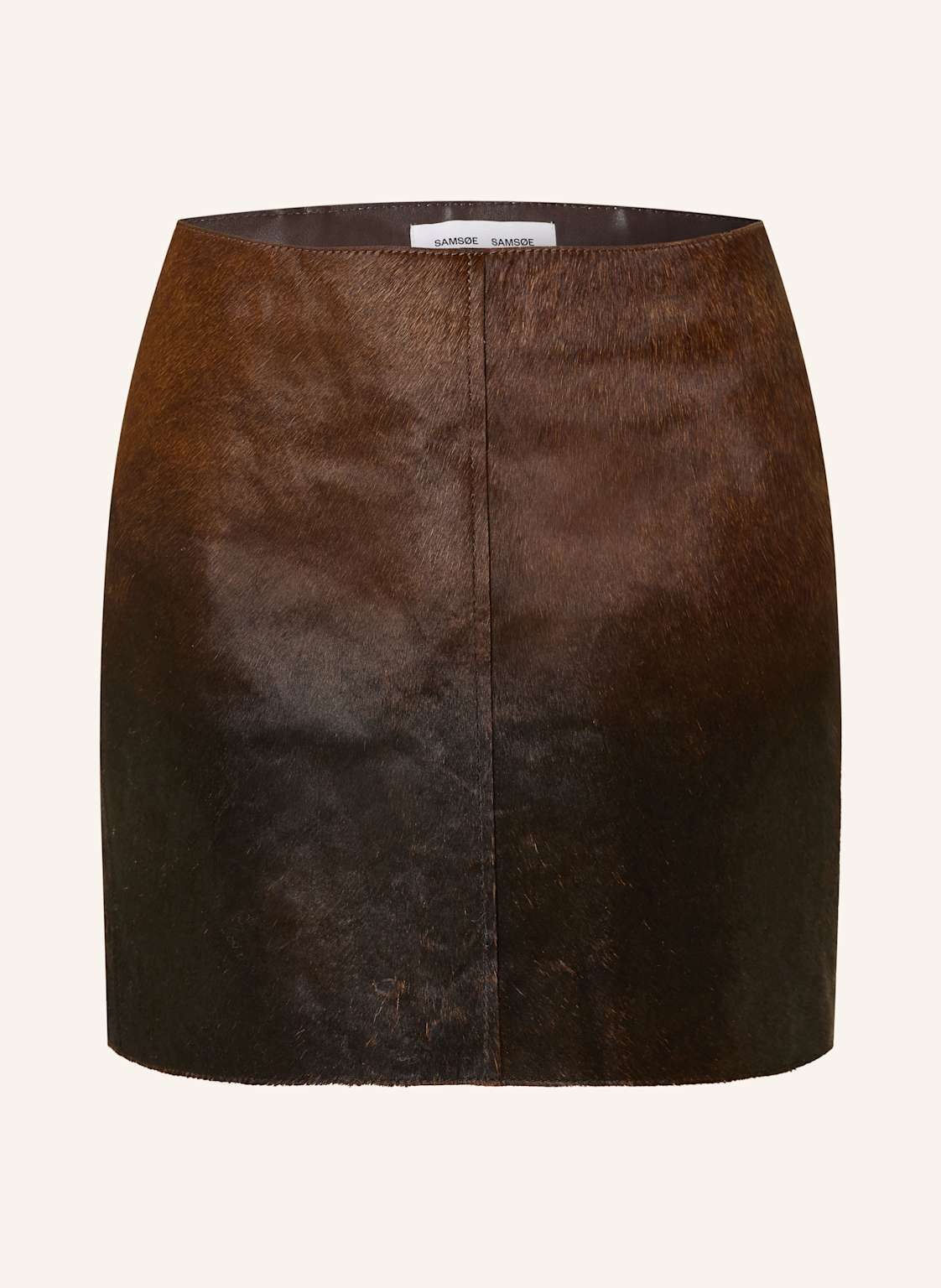 Samsøe Samsøe Spódnica Skórzana Salil braun