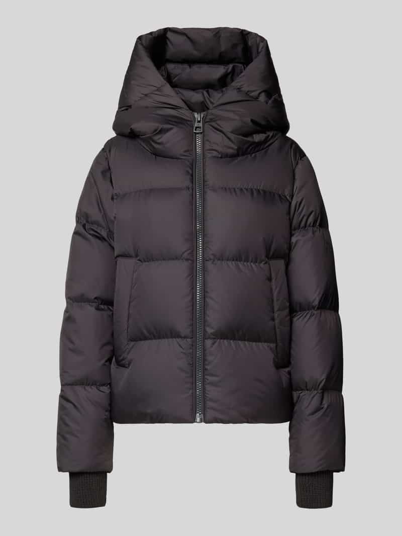 Kurtka puchowa o kroju regular fit z kapturem