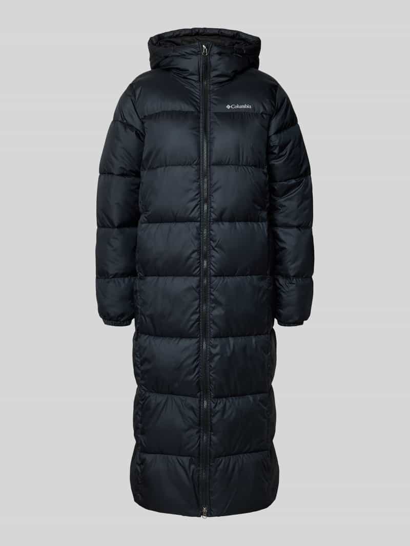 Płaszcz pikowany z kapturem