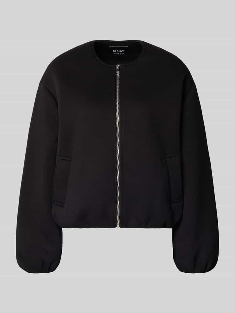 Bluza rozpinana o kroju comfort fit z obniżonymi ramionami