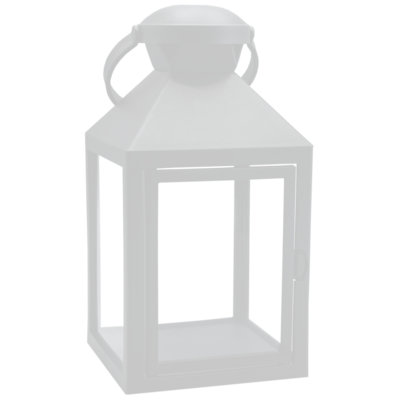 Latarenka 20,5 x 10 cm biały CORTINA POLAND