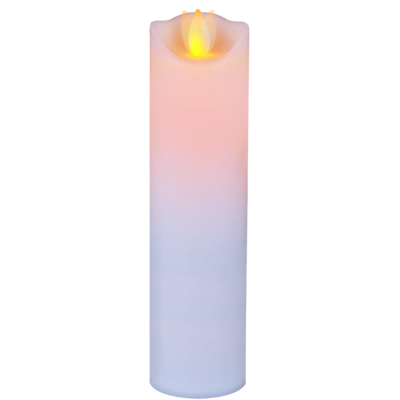 Świeca LED 17,5 cm Ø 5 cm ruchomy płomień ciepły biały CORTINA POLAND