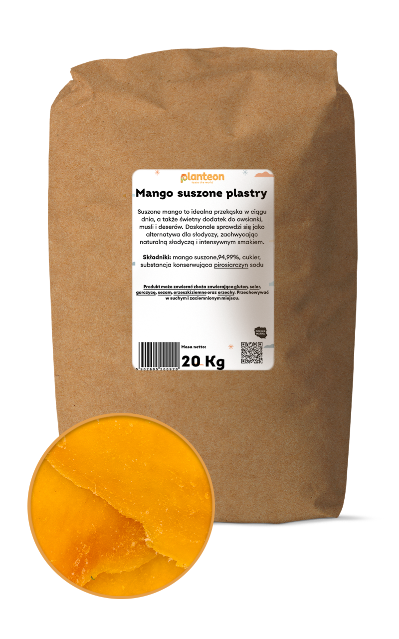 Mango suszone plastry 20kg