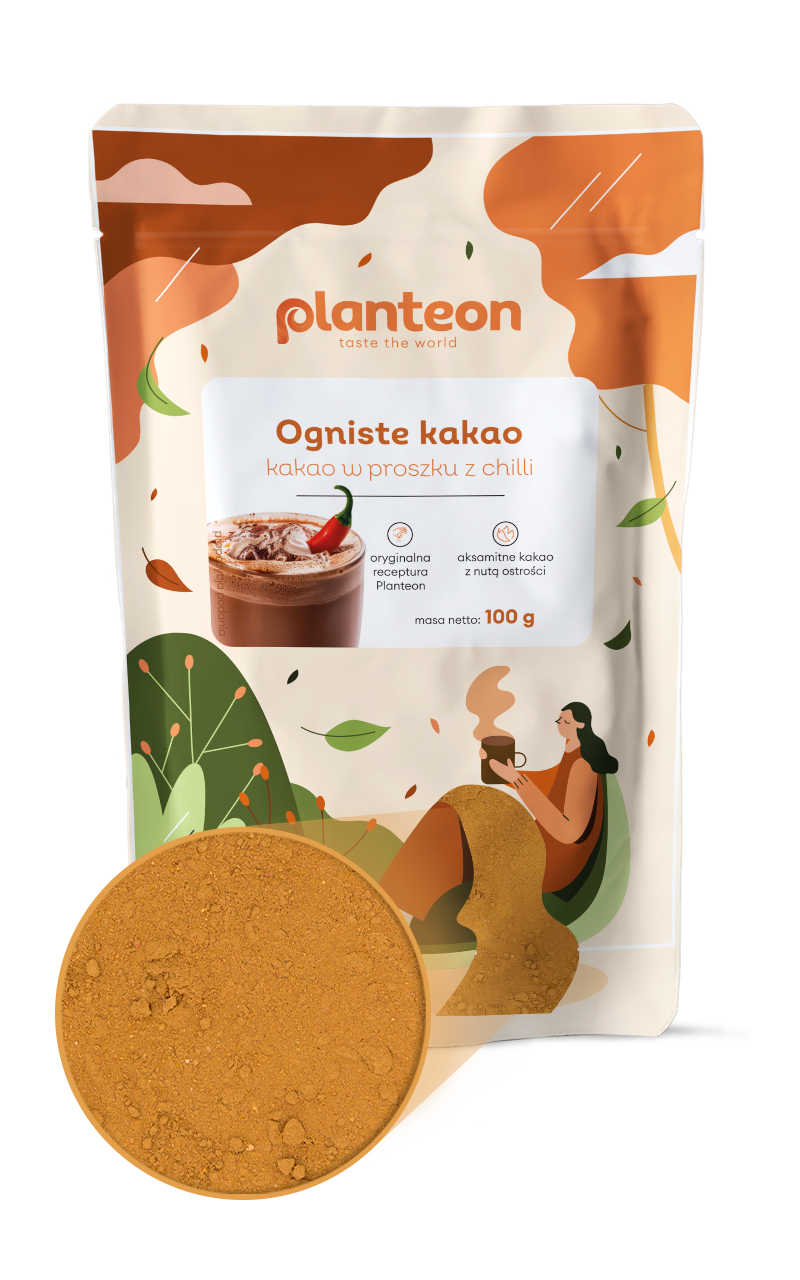 Ogniste kakao - kakao w proszku z chilli 100g