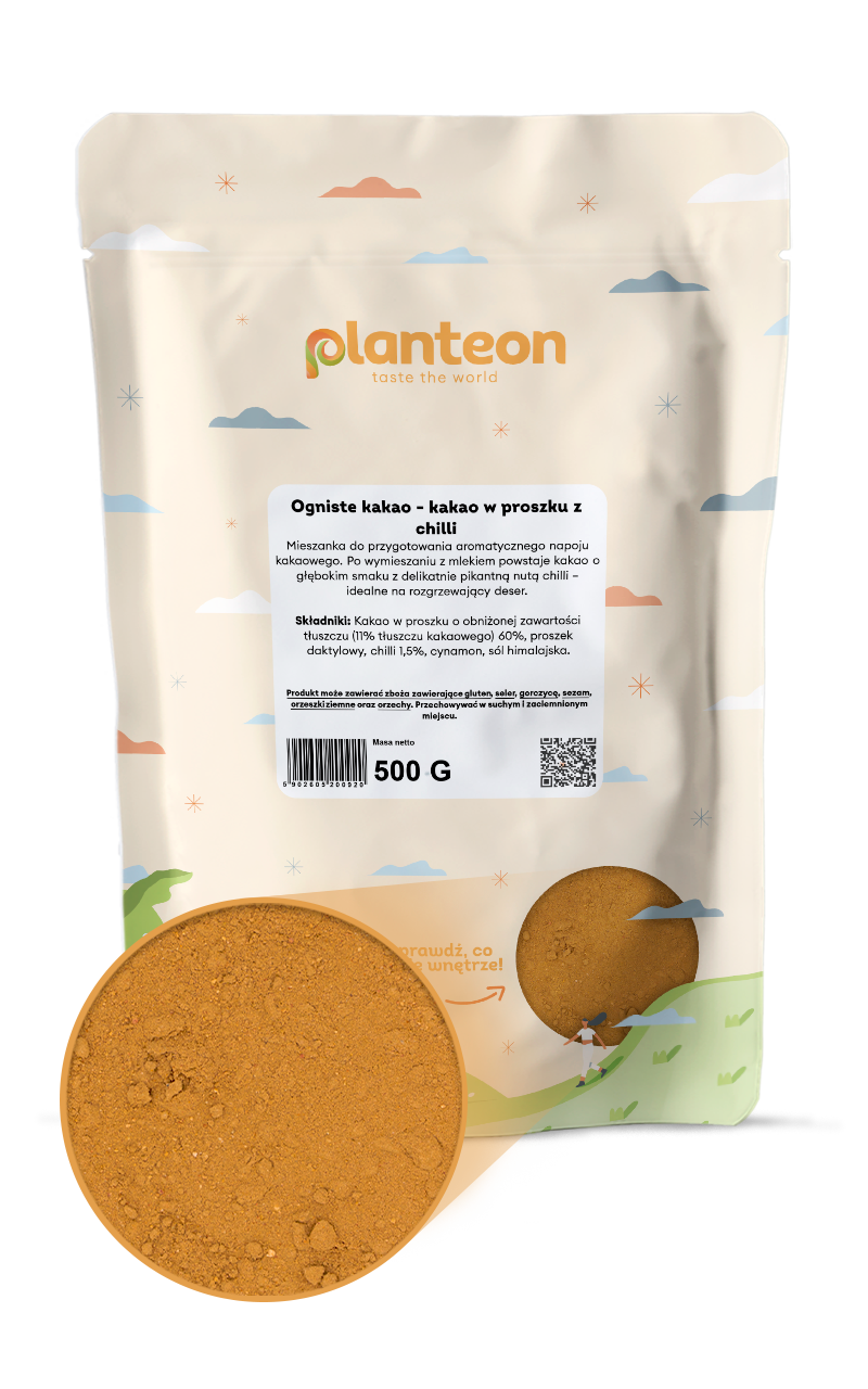 Ogniste kakao - kakao w proszku z chilli 500g