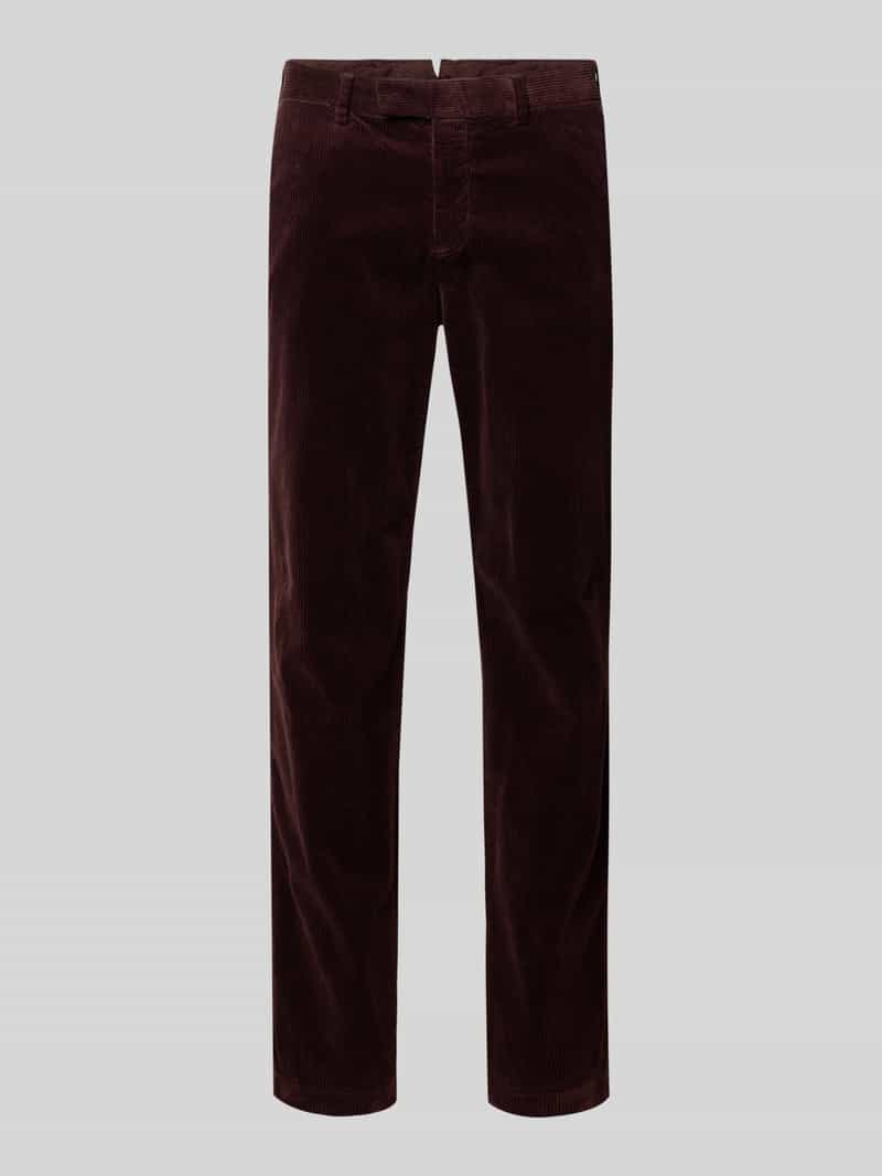 Spodnie materiałowe z wpuszczanymi kieszeniami w stylu francuskim model ‘Tybalt’