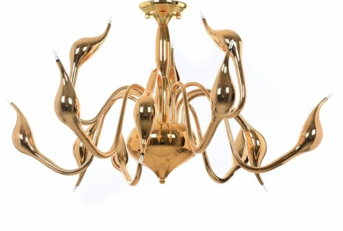 Lumina Deco Oryginalna Nowoczesna Lampa Sufitowa Złota Magica W12